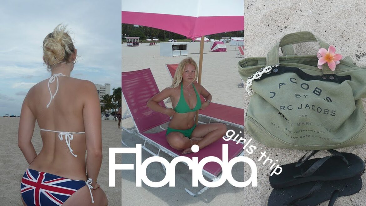 Girls Trip to Florida | Miami sightseeing, enjoy fashionable costumes and enjoy delicious meals!