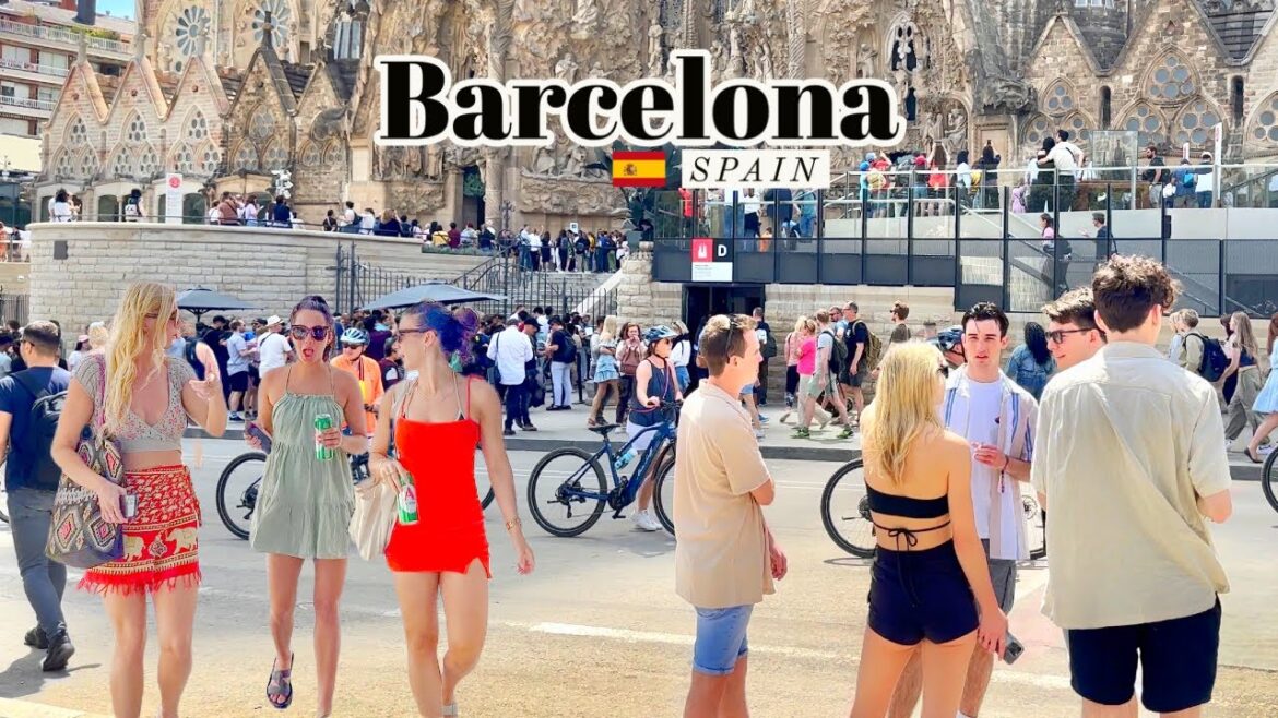 Barcelona, ​​Spain 🇪🇸-4K-HDR 60fps walking tour (▶ 259 minutes)