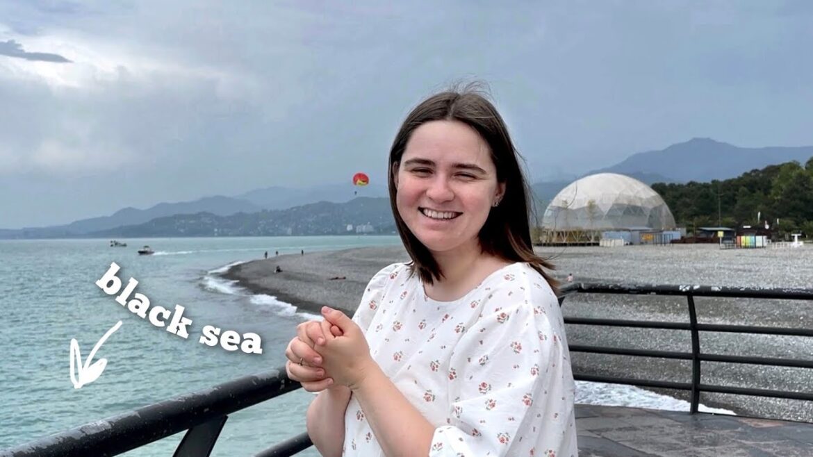 I went to the sea -the black sea, black sand, and vague eyes seen on my family travel blog