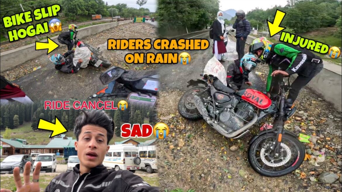 Travel cancellation 😭 I crashed during the trip 😭 I had to cancel Radak Ride 😭 Preparing for sadness for Radakk Ride