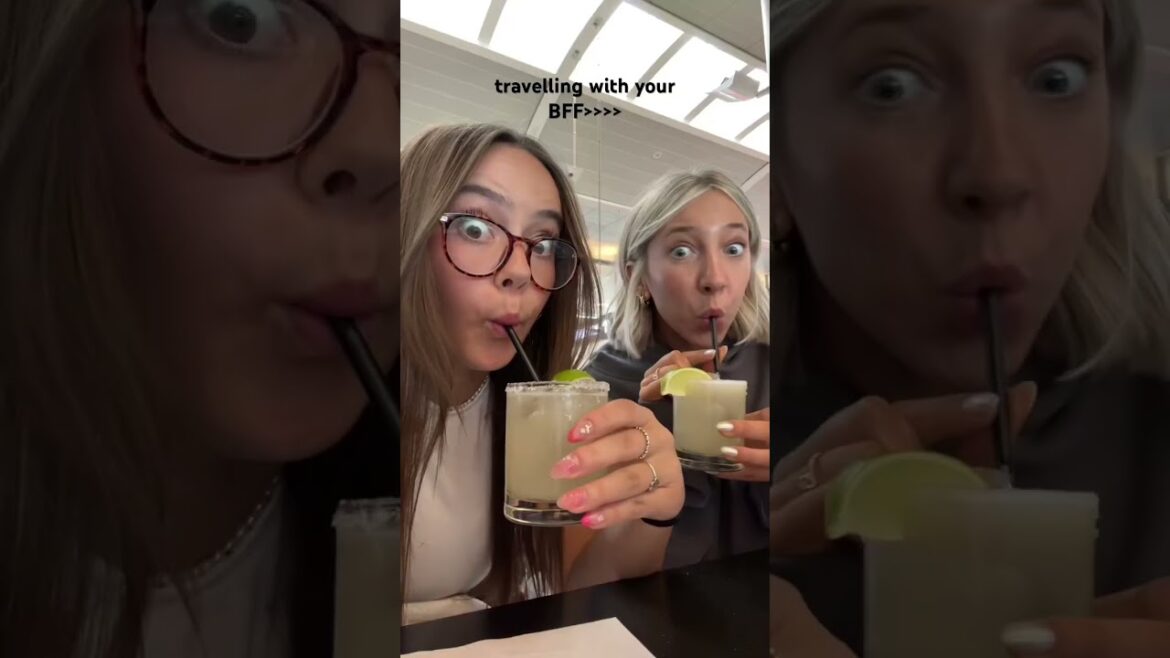 Traveling with BFF is the most fun! ❤️girls #shorts #Relatable