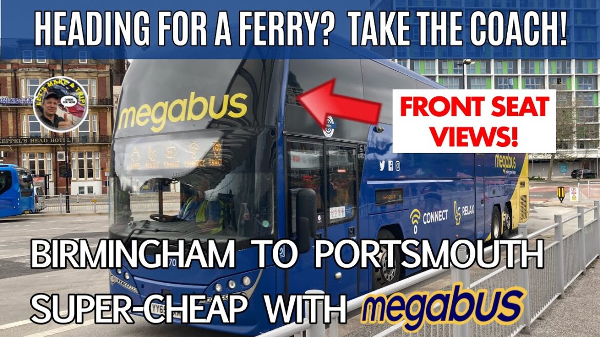 Enjoy cheaply with megabus! Front roll bass trip from Birmingham to Portsmouth!