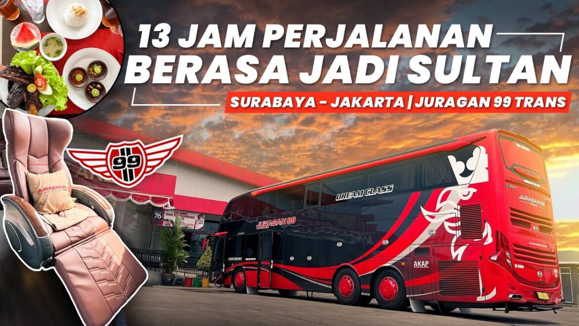 Akhirnya Naik Bus Ini Lagi, Fazilitasnya MakSimal‼ ️ Trip Surabaya -JAKARTA WITH JURAGAN 99 Trans