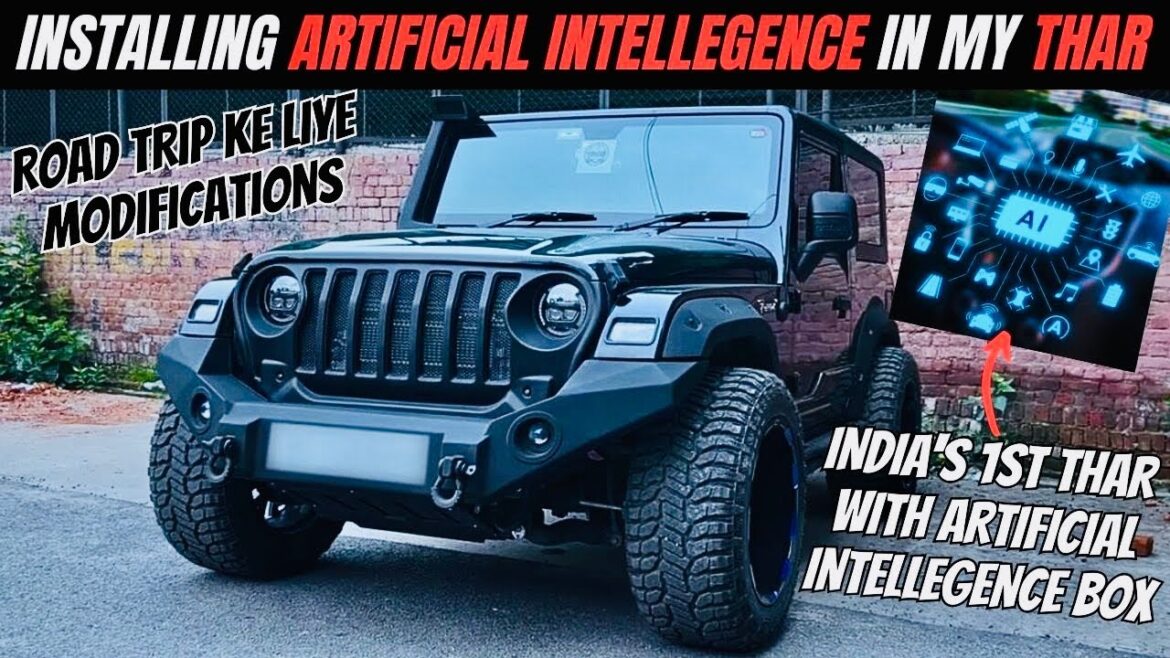 India’s first AI -equipped THAR 😳 || Even before road trips, the best remodeling