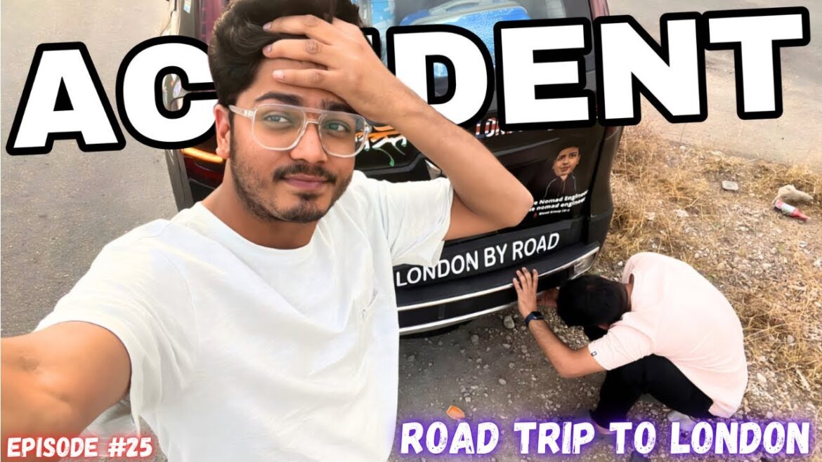 [Series Episode 25] London Road Trip’s first day Scorpion N had an accident (ते London 🇬🇧)