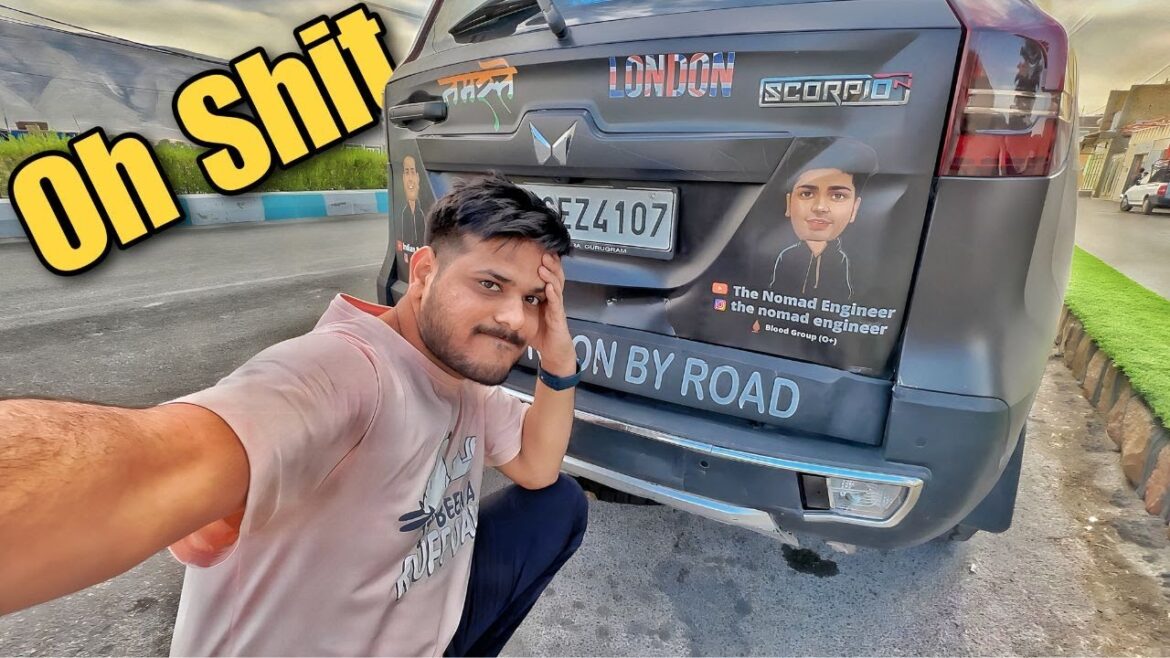 Iran Mein Scorpio-N Ka Accide Hogaya 😭 | Delhi to London by Road | #EP-31