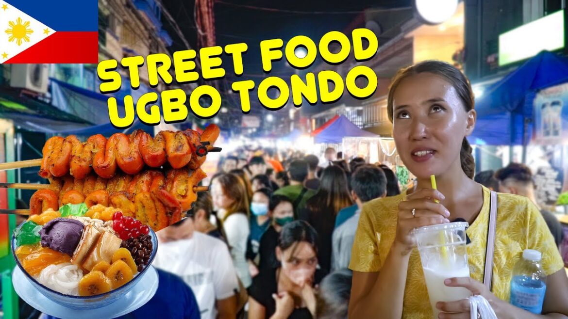 Kazakh’s ultimate Philippine Street Food Tour | Philippine’s Best Street Food | UGBO TONDO 🇵🇭