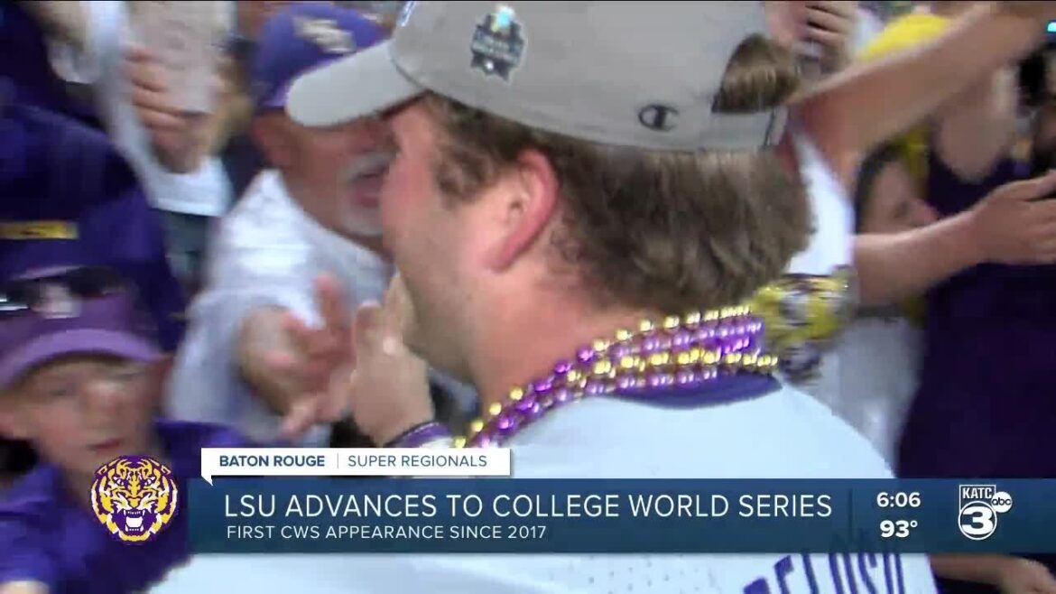 LSU DH CADE BELOSO talks about a tiger journey to Omaha since 2017