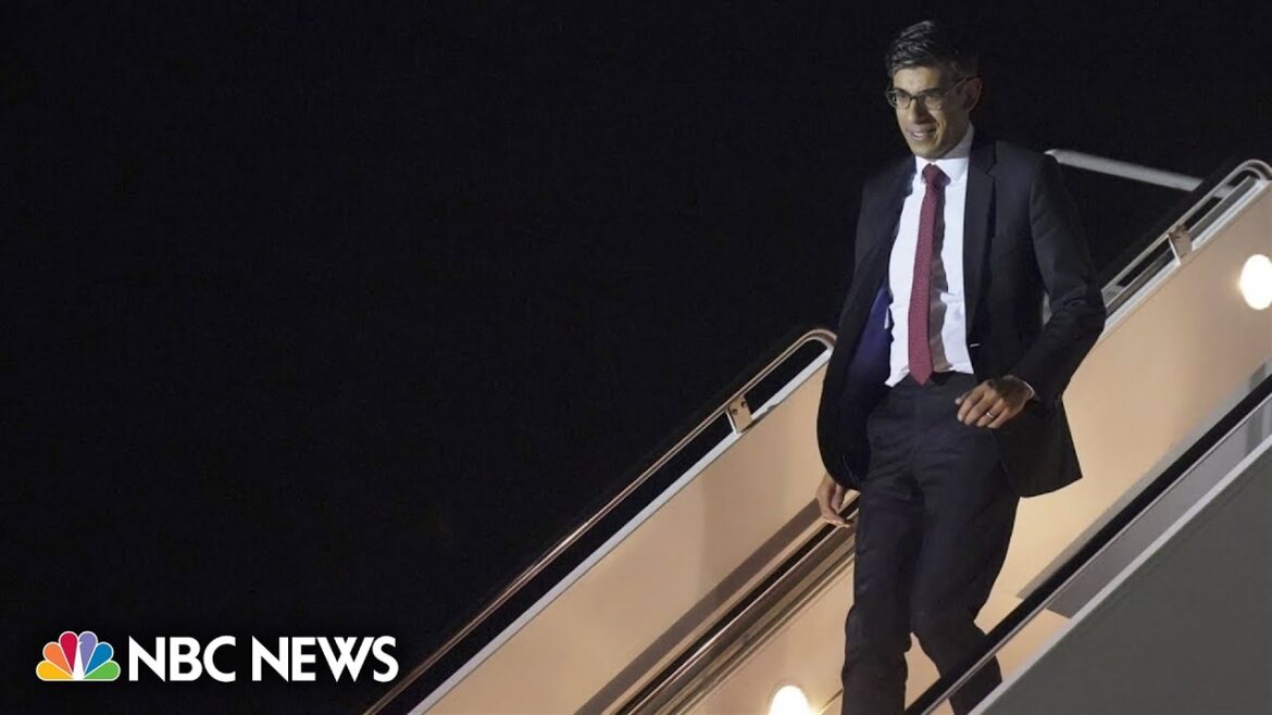 Lisi Snak, British Prime Minister, talks with Biden while visiting the United States!