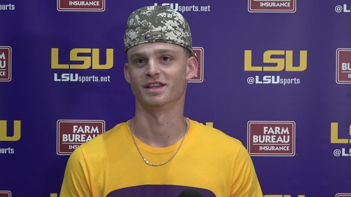 LSU’s Gabin Ghidley Talks about his journey to Omaha and CWS