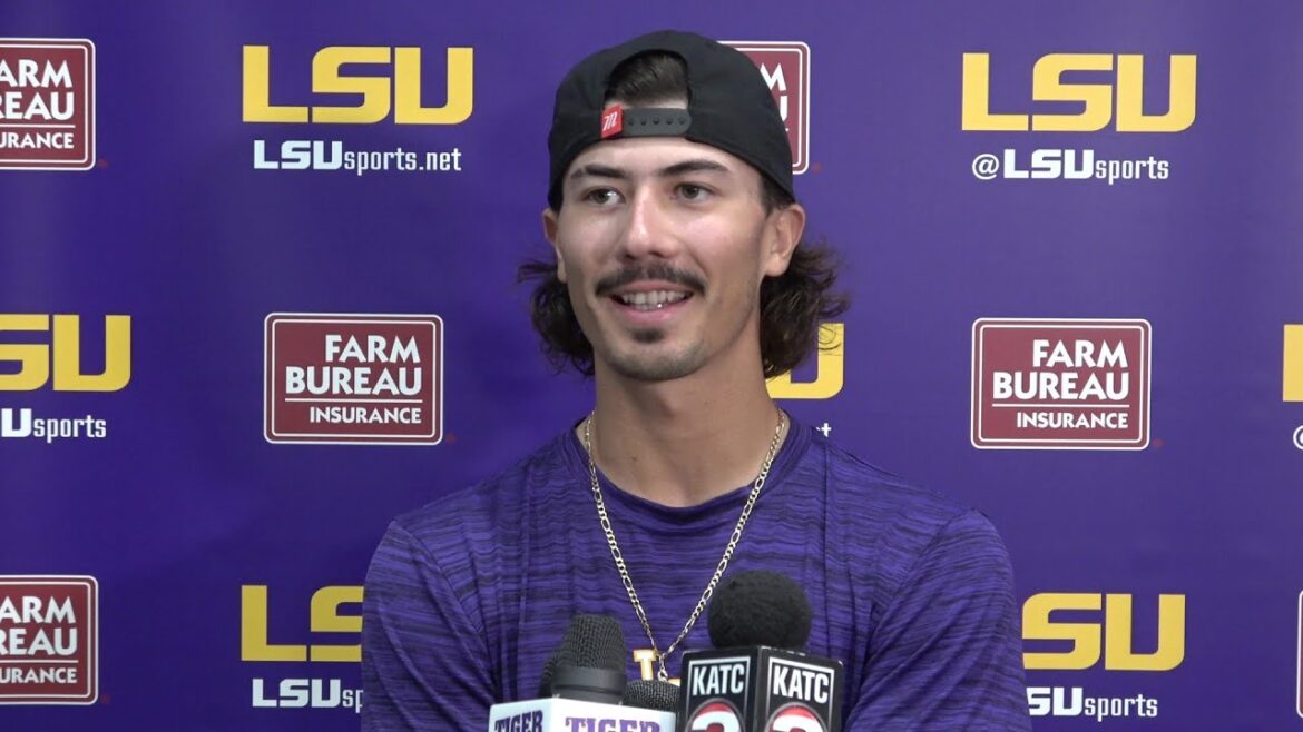 LSU Jordan Thompson previews Omaha trip and CWS