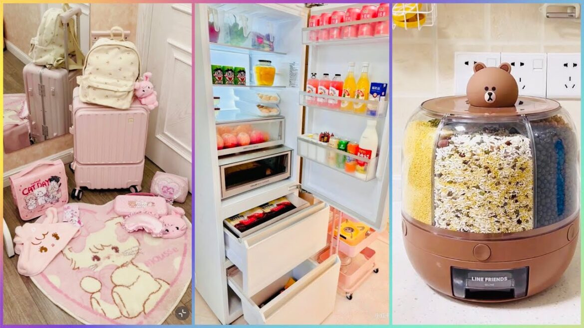 How to pack luggage for travel 🎀 | Like a professional | Organizing and replenishing refrigerators ✨