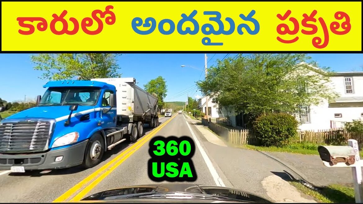 Experience the scenery of the United States with 360 -degree Go Pro video. West Virginia’s car trip