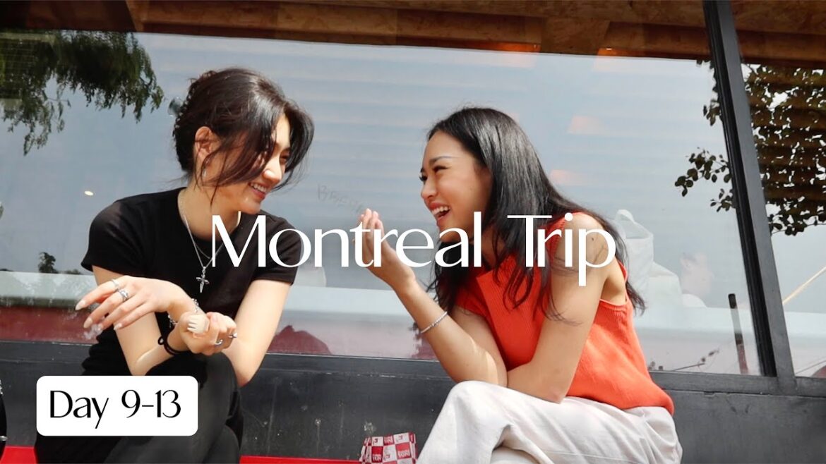 Montreal trip what I ate the best coffee & slift shopping | 100 days summer
