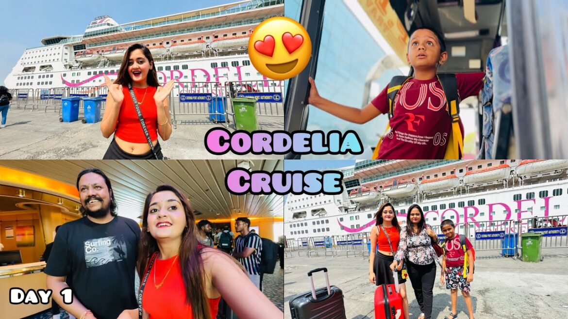 CORDELIA CRUISE  Bindus Carvia’s first overseas family trip  From Chennai to Sri Lanka