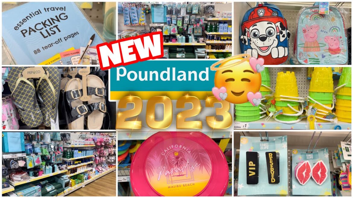 ❤️POUNDLAND Summer Collection 2023 Released ❗️ Travel goods are available.